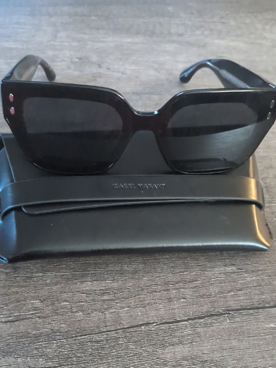 Black Women\'s Square Sunglasses - Isabel Marant main image 5